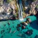 Cascada en los acantilados de Maro